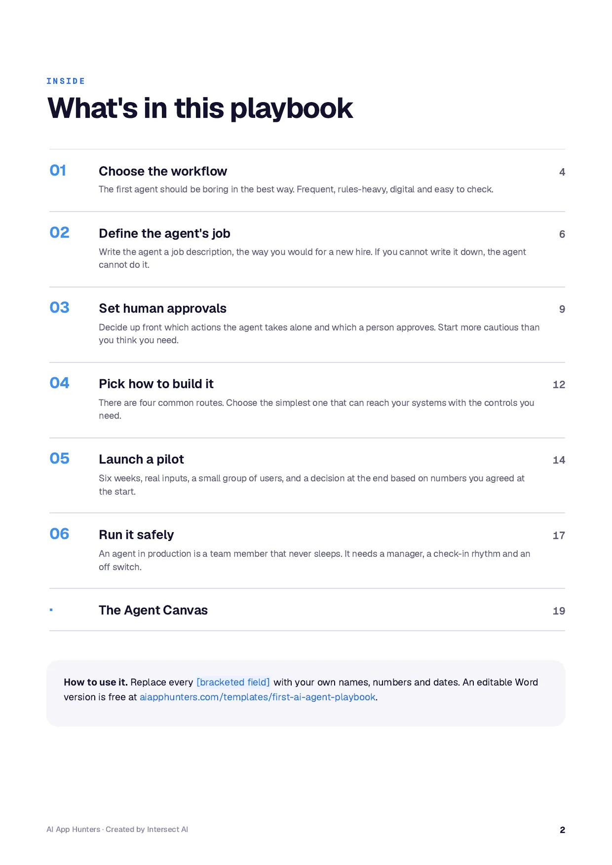 Your First AI Agent, preview 2 of 6